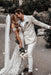 Elegant Sweetheart Lace Mermaid Boho Wedding Dresses - wedding dresses