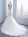 Elegant V-neck Lace Mermaid Wedding Dresses - wedding dresses