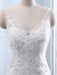 Elegant V-neck Lace Mermaid Wedding Dresses - wedding dresses