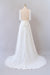 Empire V-neck Lace Chiffon A-line Wedding Dress - Wedding Dresses