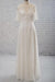 Empire Waist V-neck Tulle A-line Wedding Dress - Wedding Dresses