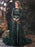 Evening Dress A-Line Jewel Neck With Train Long Sleeves Zipper Lace Lace Formal Party Dresses(APP ExclusivePrice  $199.99)