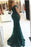 Excellent Precious Fabulous Dark Green Off-the-shoulder Mermaid Tulle Prom Dress with Beads Evening Gown - Prom Dresses