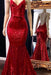 Exquisite Fabulous Fascinating Sparkly Sequins Prom Dress Mermaid with Spaghetti Straps Long Party Dresses - Prom Dresses