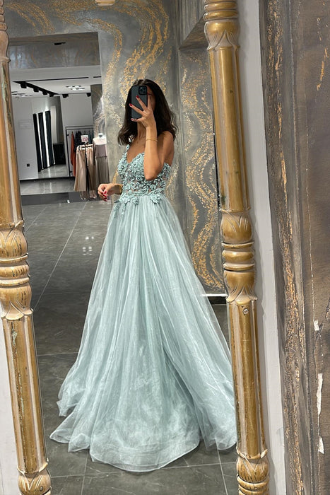 Glamorous Mermaid Prom Dress with Delicate Appliques and Sparkling Beadwork