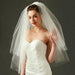 Fashion Mesh Two Layers Veils With Comb Wedding Veils | Bridelily - wedding veils