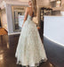 Floor Length Spaghetti Straps Backless Beach Wedding Dress - Wedding Dresses