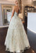 Floor Length Spaghetti Straps Backless Beach Wedding Dress - Wedding Dresses
