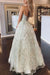 Floor Length Spaghetti Straps Backless Beach Wedding Dress - Wedding Dresses