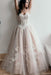 Floor Length Sweetheart Tulle Wedding with Lace Appliques Long Dress - Wedding Dresses