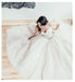 Floor Length Sweetheart Tulle Wedding with Lace Appliques Long Dress - Wedding Dresses