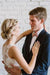 Floor Length V Neck Lace Applique Beach Puffy Tulle Wedding Dress - Wedding Dresses