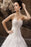 Floor-Length White Bridal Ball Gown Wedding Gown with Sweetheart Neck Applique 