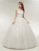Glamorous Appliques Lace Up Ball Gown Wedding Dresses - pure white / Floor Length - wedding dresses