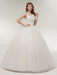Glamorous Appliques Lace Up Ball Gown Wedding Dresses - wedding dresses