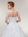 Glamorous Long Sleeves Lace-Up Ball Gown Wedding Dresses - wedding dresses