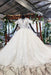 Gorgeous Ball Gown Big Princess Sleeves Wedding Dress - Wedding Dresses