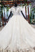 Gorgeous Ball Gown Big Princess Sleeves Wedding Dress - Wedding Dresses