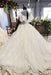 Gorgeous Ball Gown Big Princess Sleeves Wedding Dress - Wedding Dresses