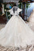 Gorgeous Ball Gown Big Princess Sleeves Wedding Dress - Wedding Dresses