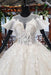 Gorgeous Ball Gown Big Princess Sleeves Wedding Dress - Wedding Dresses
