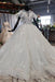 Gorgeous Ball Gown Big Princess Sleeves Wedding Dress - Wedding Dresses