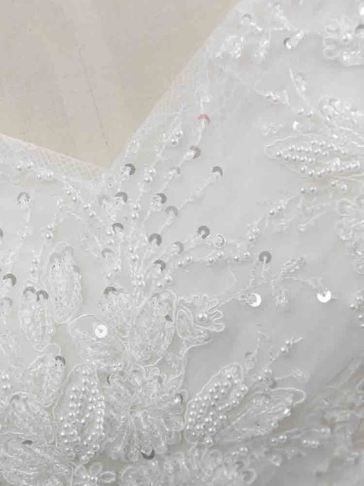 Gorgeous Bohemian Long Sleeve Lace Wedding Dress Open Back - Bridelily
