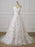 Gorgeous Lace Appliques White Long Prom Dresses, White Formal Dresses, White Lace Evening Dresses