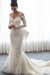 Gorgeous Lace with Long Sleeves Bowknot Mermaid Wedding Dress - Wedding Dresses