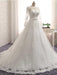 Gorgeous Long Sleeves Lace Ribbon Tulle Wedding Dresses - wedding dresses