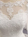 Gorgeous Long Sleeves Lace Ribbon Tulle Wedding Dresses - wedding dresses