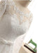 Gorgeous Long Sleeves Lace Ribbon Tulle Wedding Dresses - wedding dresses