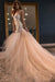 Gorgeous Mermaid Sweetheart Sleeveless Watteau Train Tulle Wedding Dress - Wedding Dresses