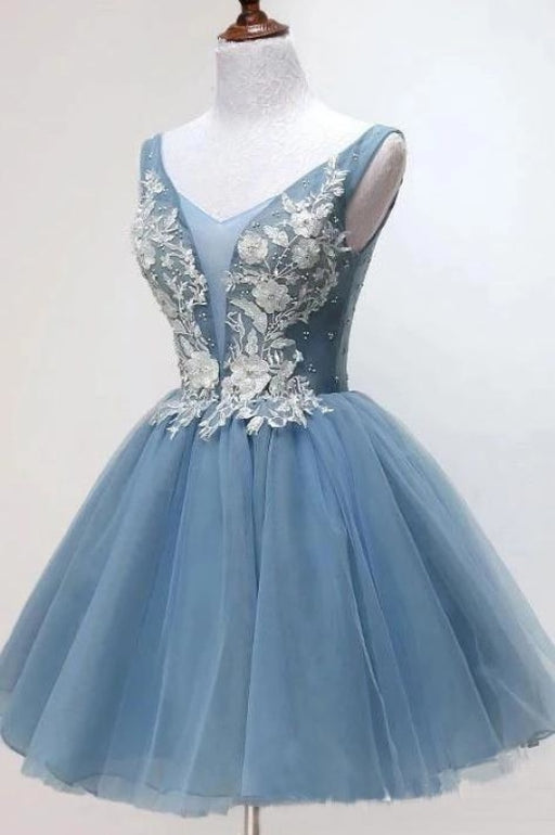 Gorgeous New Style Lace Applique Formal Dress Beaded Homecoming Dresses - Prom Dresses