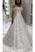 Gorgeous Off the Shoulder Lace White Long Wedding Dress - Wedding Dresses