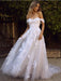 Gorgeous Open Back Appliques Tulle A-line Wedding Dresses - As Picture / Floor Length - wedding dresses