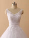 Gorgeous Spaghetti Strap V-Neck Backless Wedding Dresses - wedding dresses