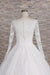 Graceful Appliques Long Sleeve A-line Wedding Dress - Wedding Dresses