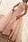 Graceful Excellent Amazing Unique Mermaid High Neck Sleeveless Sweep Train Pearl Pink Lace Prom Dress - Prom Dresses