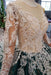 Graceful Fabulous Latest Green Sleeves Ball Lace Dress with Appliques Long Prom Gown - Prom Dresses