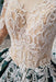 Graceful Fabulous Latest Green Sleeves Ball Lace Dress with Appliques Long Prom Gown - Prom Dresses