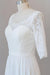 Graceful Lace Chiffon Floor Length Wedding Dress - Wedding Dresses