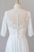 Graceful Lace Chiffon Floor Length Wedding Dress - Wedding Dresses