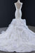 Graceful Lace-up Appliqes Mermaid Wedding Dress - Wedding Dresses