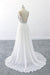 Graceful V-neck Lace Chiffon A-line Wedding Dress - Wedding Dresses