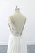 Graceful V-neck Lace Chiffon A-line Wedding Dress - Wedding Dresses