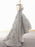 Gray Lace High Low Prom Dresses, Grey High Low Lace Formal Graduation Homecoming Dresses