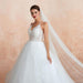 Halter Open Back Appliques Tulle Wedding Dress - Wedding Dresses