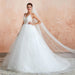 Halter Open Back Appliques Tulle Wedding Dress - Wedding Dresses