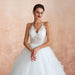 Halter Open Back Appliques Tulle Wedding Dress - Wedding Dresses